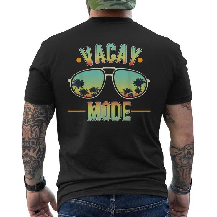 Vacay Mode Cruise Beach Island Summer Vacation Men's Back Print T-shirt