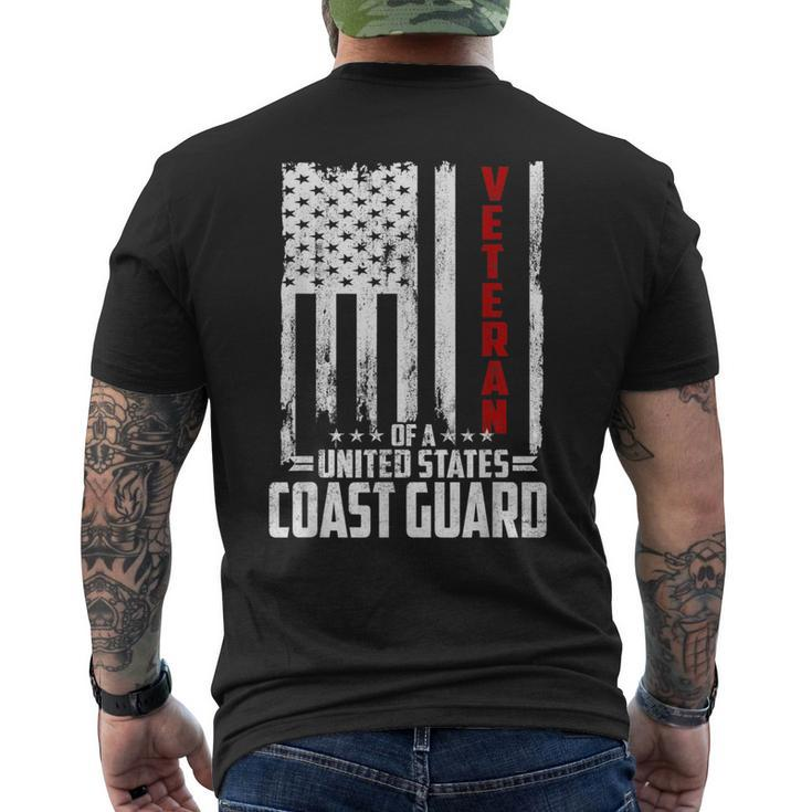 Veteran Of The United States Coast Guard Men's T-shirt Back Print