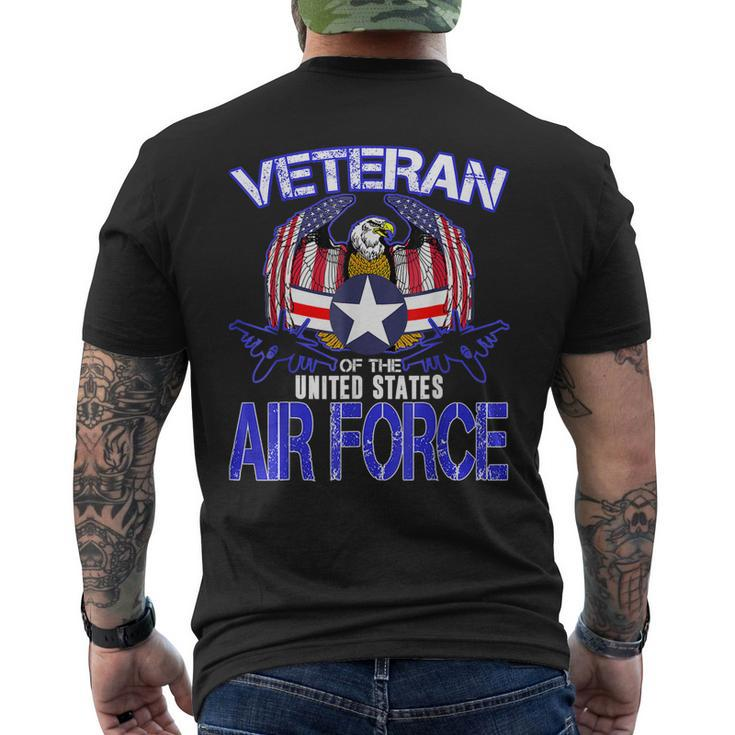 Veteran Of The United States Us Air Force Veteran Day Men's Back Print T-shirt