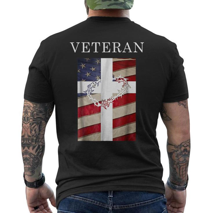 Veterans Vietnam Veteran Veteran T Men's Back Print T-shirt