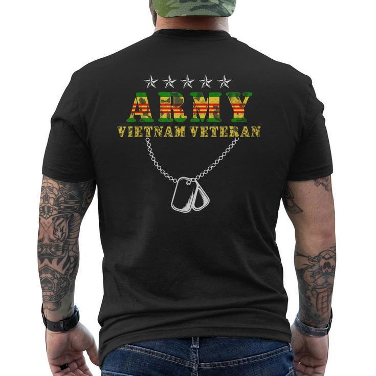 Vietnam Veteran Army T For Those Who Served Men's Back Print T-shirt