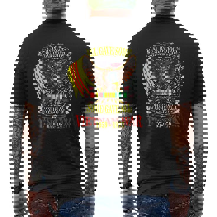 Vietnam Veteran All Gave Some Some Gave All T Men's Back Print T-shirt
