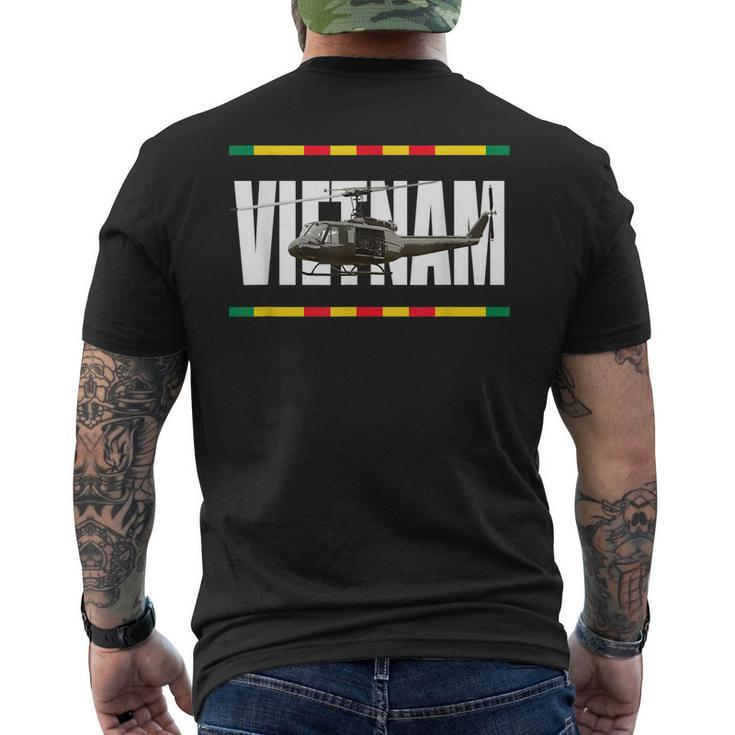 Vietnam Veteran Ribbon Army T Men's Back Print T-shirt