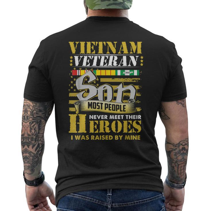 Vietnam Veterans Son Vietnam Vet Men's T-shirt Back Print