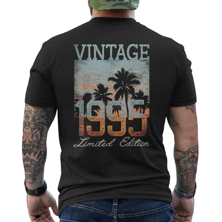 Vintage 1995 Limited Edition 28Th Birthday 28 Year Old Men's Back Print T-shirt