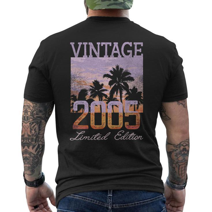 Vintage 2005 Limited Edition 18Th Birthday 18 Year Old Men's Back Print T-shirt