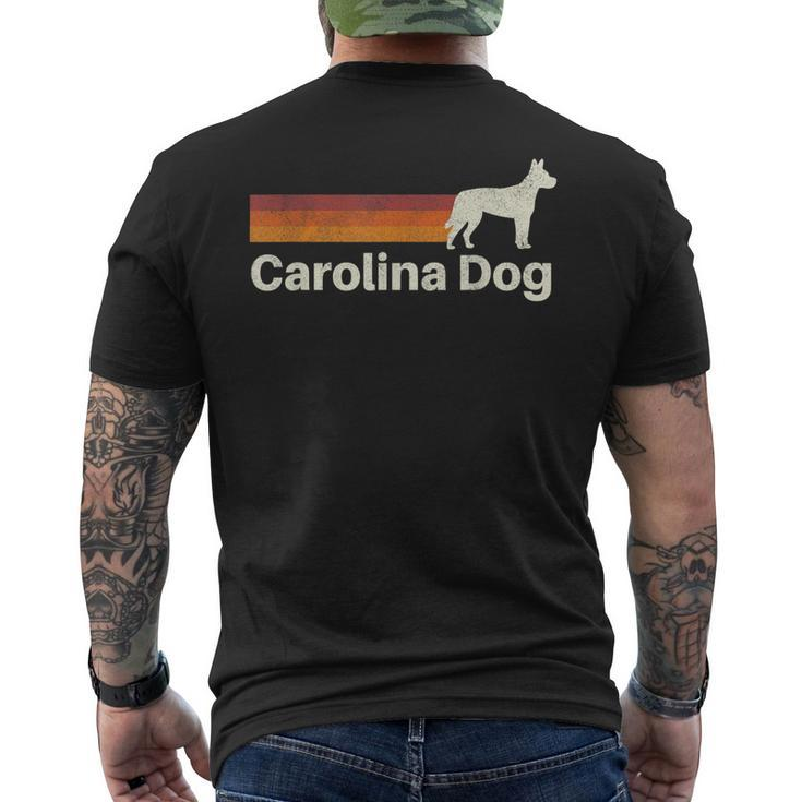 Vintage Carolina Dog Retro Mom Dad Dog Men's T-shirt Back Print