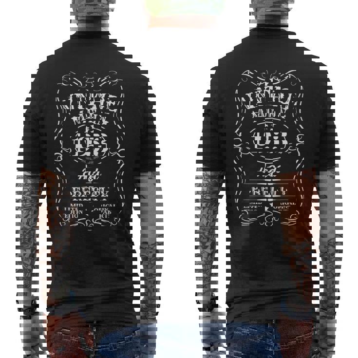 Vintage Made In 1953 Original Parts Birthday Men's Back Print T-shirt