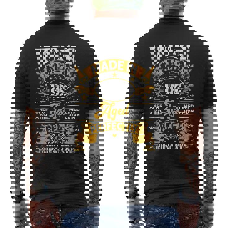 Vintage Made In 1982 Limited Edition 41 Years 41St Birthday Men's Back Print T-shirt