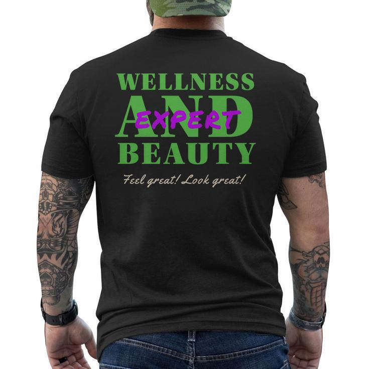 Wellness And Beauty Expert Men's Back Print T-shirt