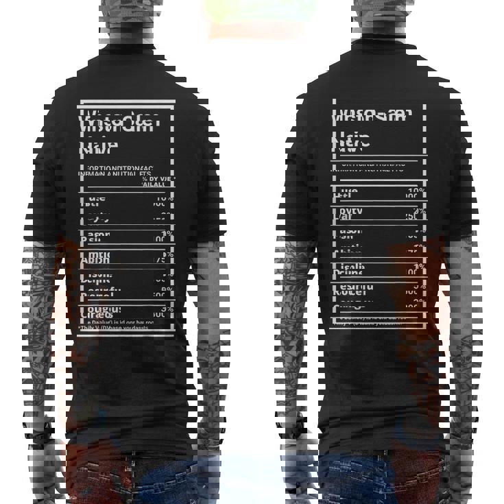 Winston-Salem Native Nutrition Pride Men's Back Print T-shirt