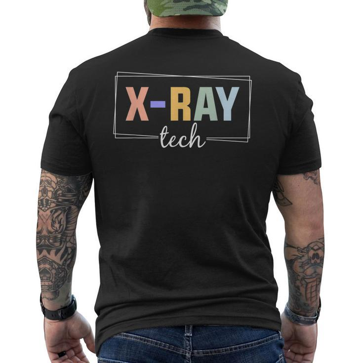 Xray Radiologic Technologist Men's Back Print T-shirt