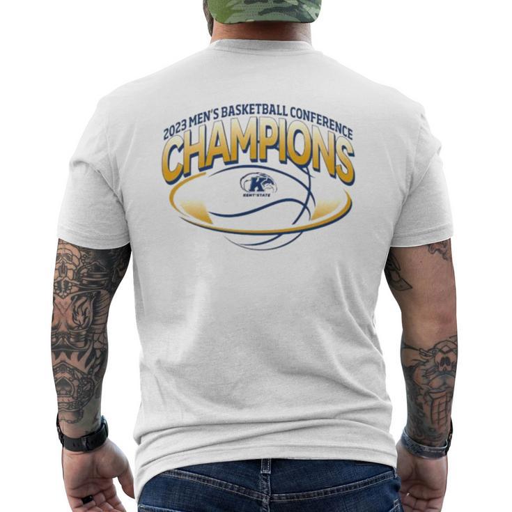 2023 Men S Basketball Conference Champions Kent State Men s Back Print T shirt Mazezy