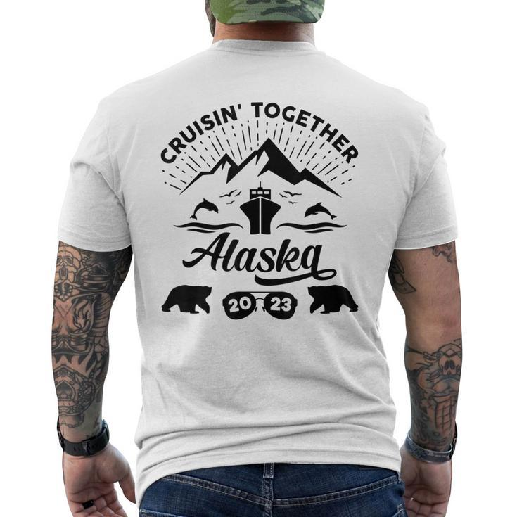 Alaska Cruise 2023 Family Summer Vacation Travel Matching V2 Men's Back Print T-shirt