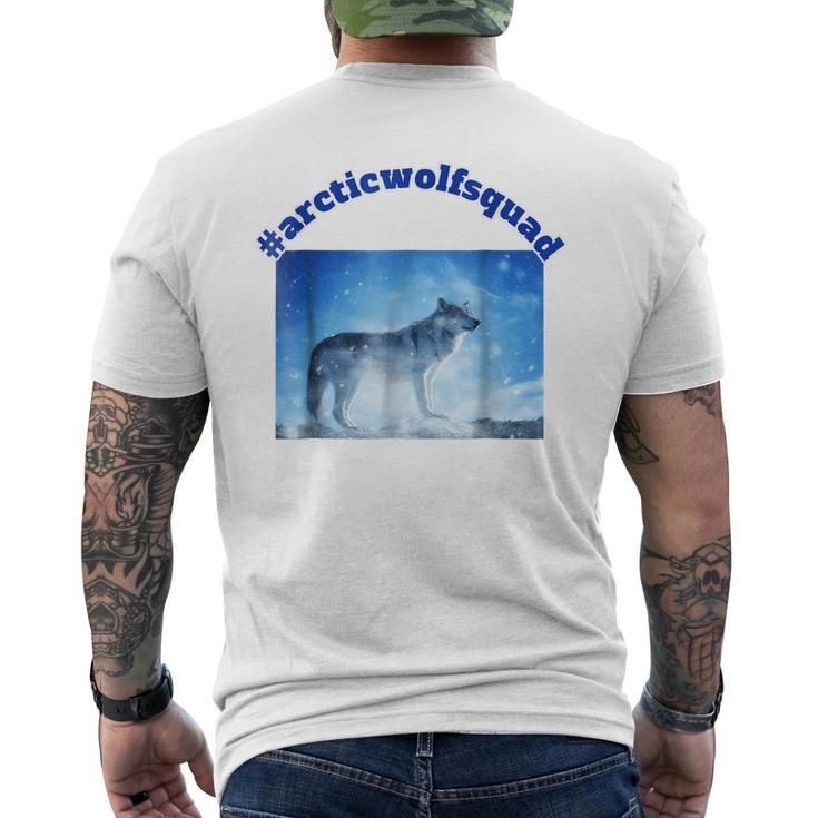 Arctic Wolf Squad Men's Back Print T-shirt