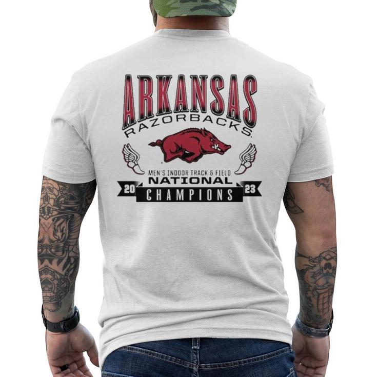 Arkansas National Champions 2023 Men’S Indoor Track &Amp Field Men's Back Print T-shirt