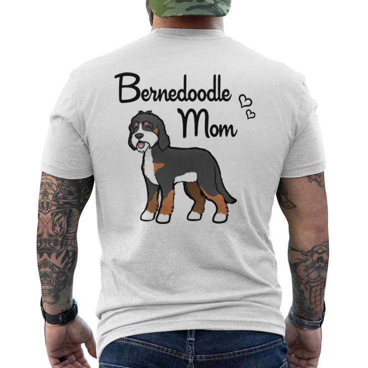 Bernedoodle Mom Dog Lovers Men's Back Print T-shirt