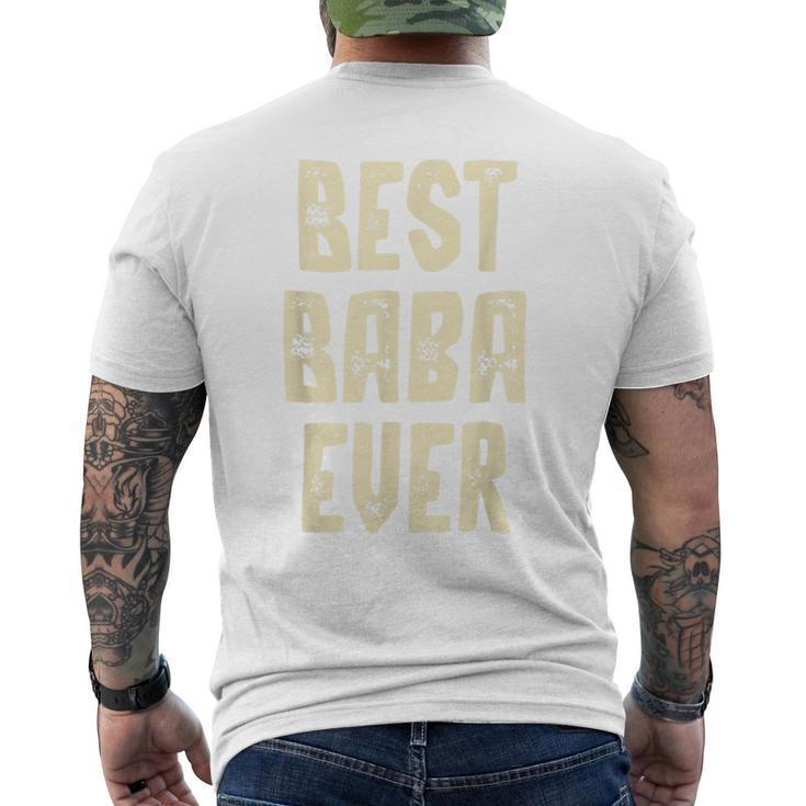 Best Baba Ever Arabic Arab Father Dad Mens Back Print T-shirt
