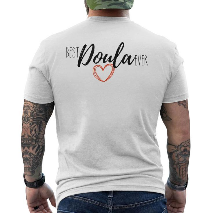 Best Doula Ever Mens Back Print T-shirt