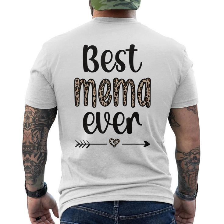 Best Mema Ever Mema Grandmother Appreciation Mens Back Print T-shirt