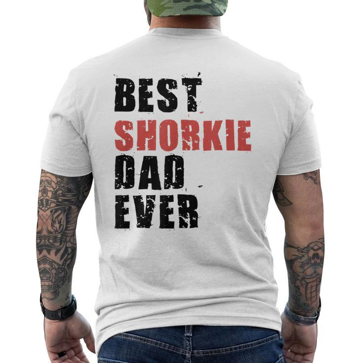 Best Shorkie Dad Ever Adc123b Men's Back Print T-shirt