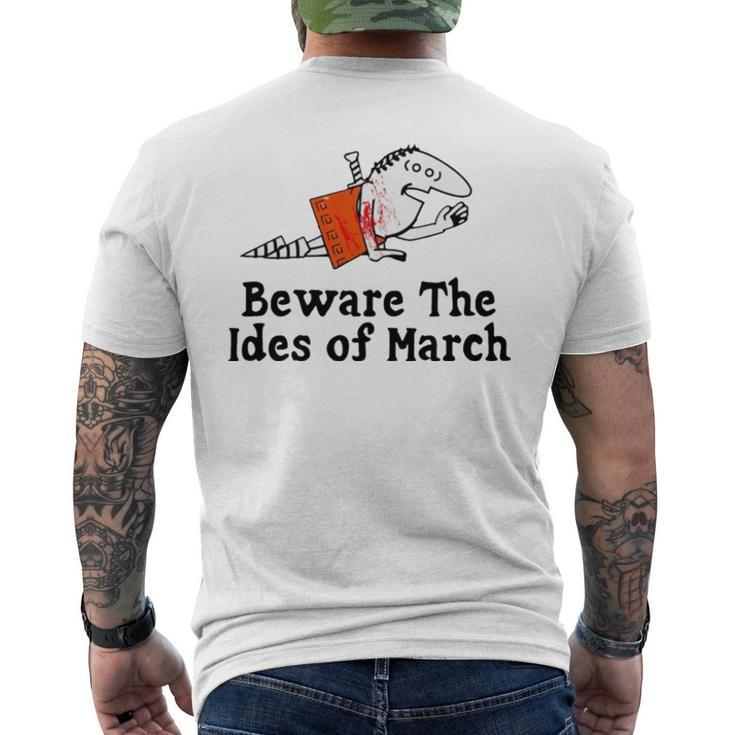 Beware The Ides Of March Men's Back Print T-shirt