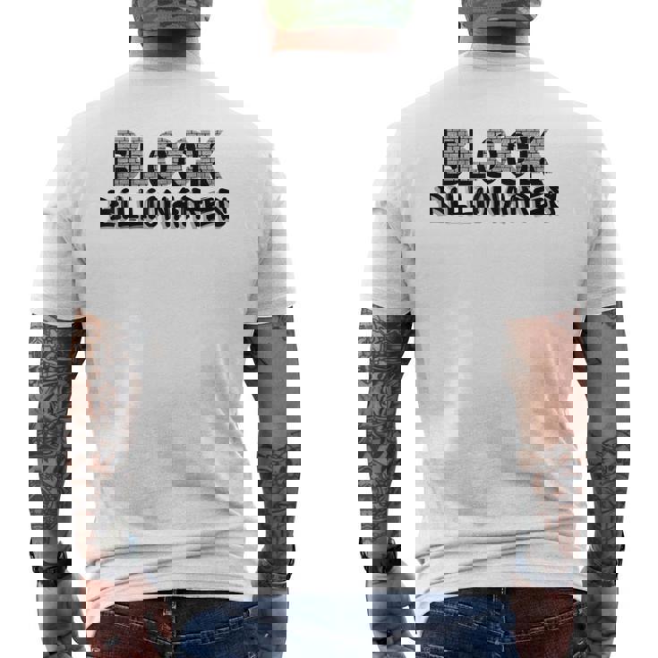 Block Billionaires Men's Back Print T-shirt