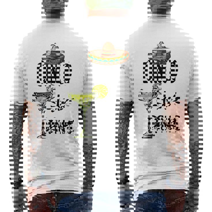 Cinco Drinko De Mayo Fiesta Squad Mexican Party 5 De Mayo Men's T-shirt Back Print