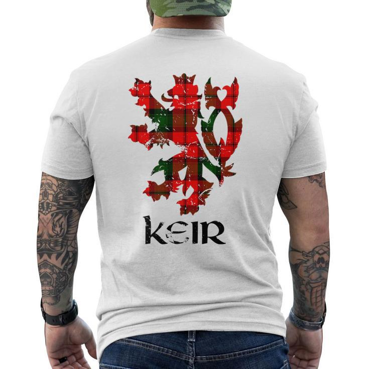 Clan Kerr Tartan Scottish Family Name Scotland Pride Men's Back Print T-shirt