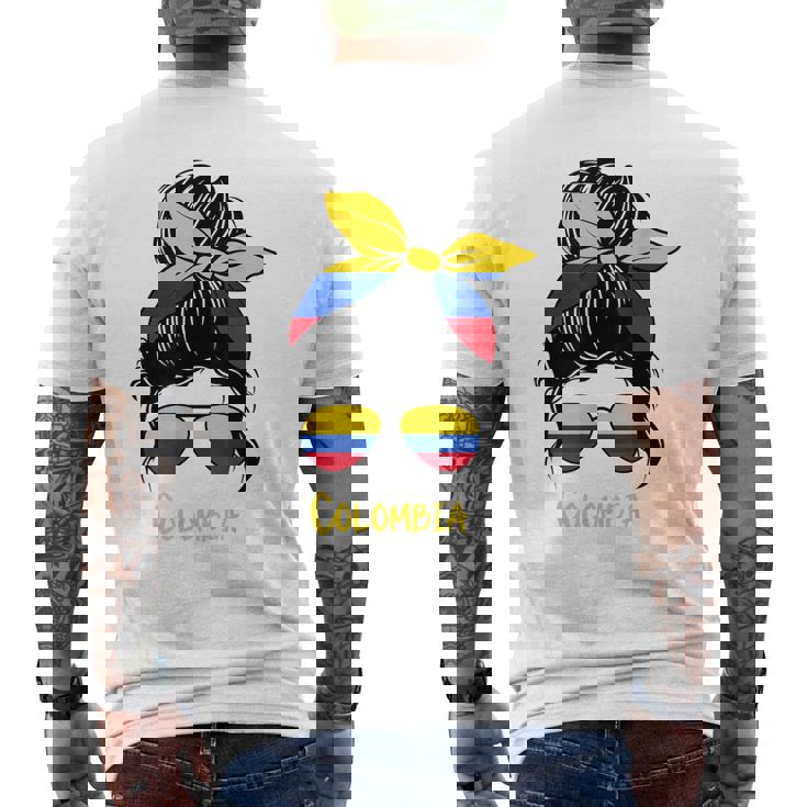 Colombiana Colombian Girl Mujer Colombia Men's Back Print T-shirt