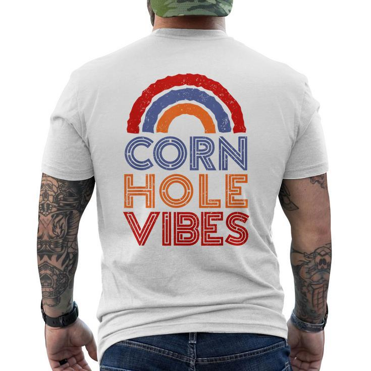 Cornhole Vibes Cornhole  For Cornhole Player  Mens Back Print T-shirt