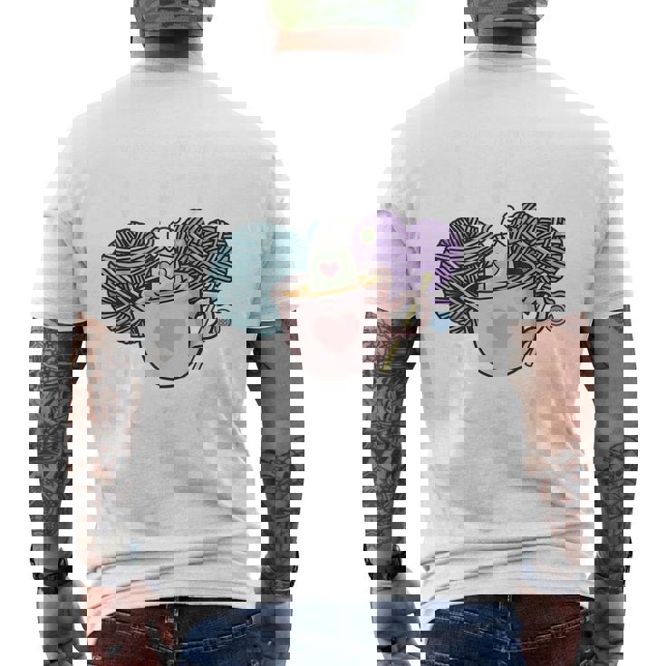 Crocheting Crochet Men's Back Print T-shirt