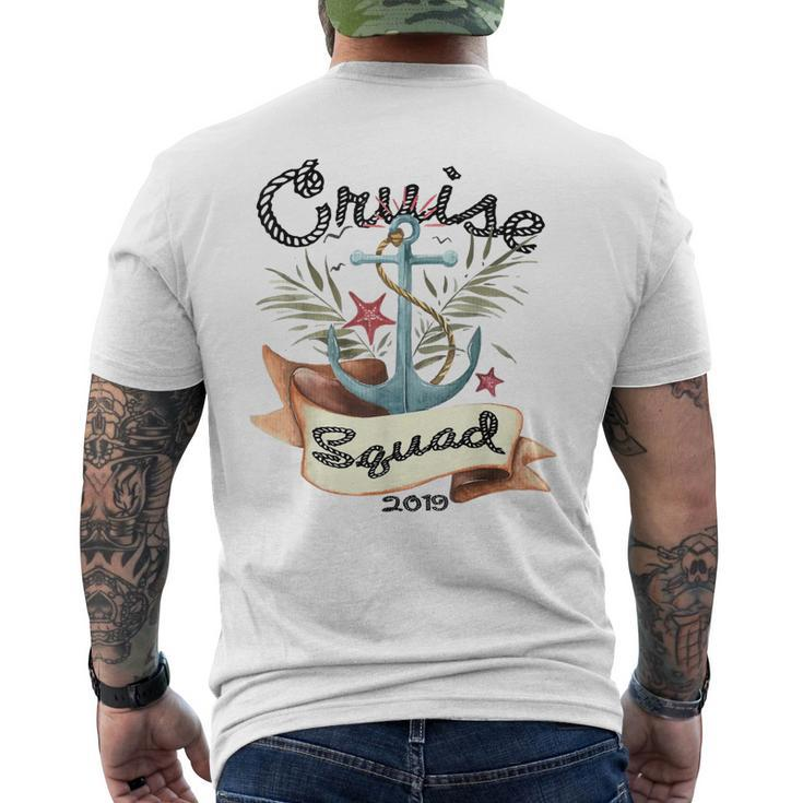 Cruise Squad 2019 Family Cruise Trip Vacation Men's Back Print T-shirt