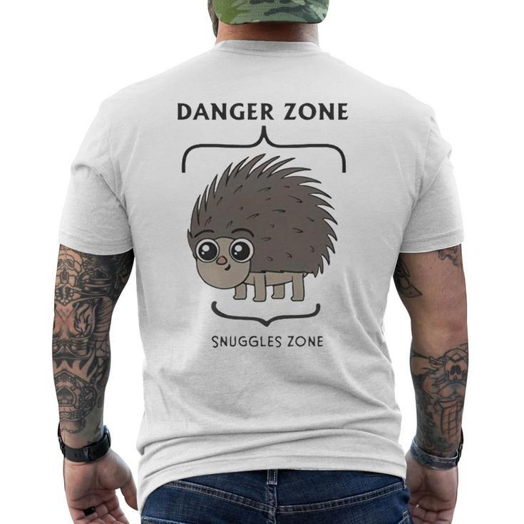 Danger Zone Snuggles Zone Men's Back Print T-shirt