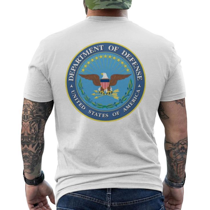 Department Of Defense United States Men's Back Print T-shirt
