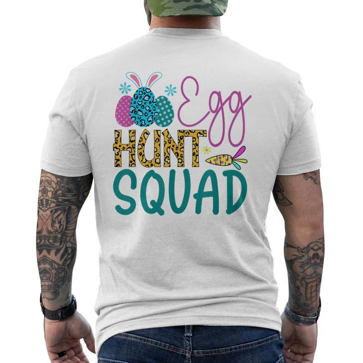 Easter Family Egg Hunt Squad Matching Mom Dad Kids Men's Back Print T-shirt