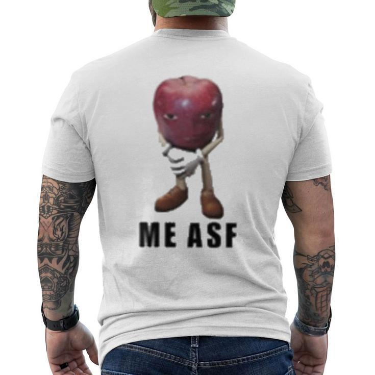 Goofy Ahh Merch Apple Me Asf T Men's Back Print T-shirt