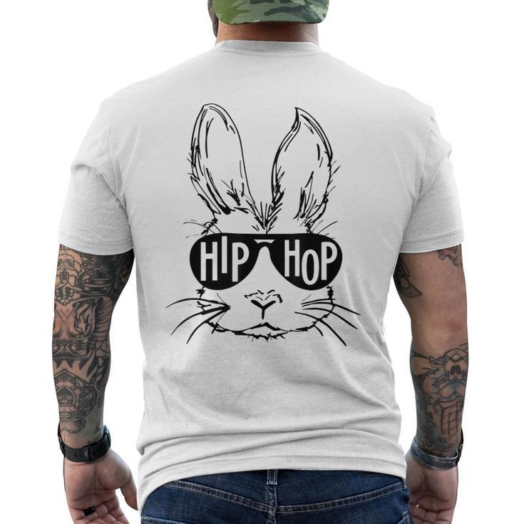 Hip Hop Bunny With Sunglasses Easter Hippity Rabbit Men's Back Print T-shirt