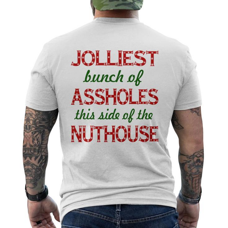 Jolliest Bunch Of Assholes On This Side Nuthouse V2 Men's Crewneck Short Sleeve Back Print T-shirt
