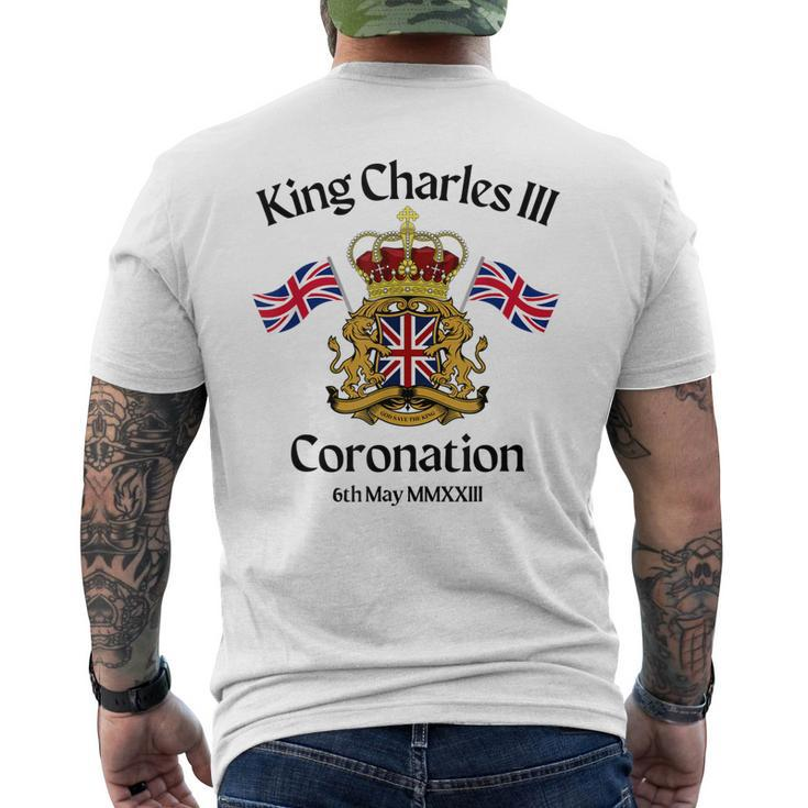 King Charles Iii Coronation 2023 The Kings Coronation Men's Back Print T-shirt