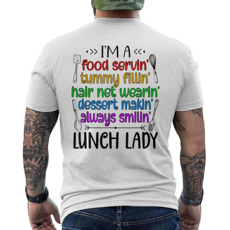 Im A Lunch Lady Cafeteria Ladies Appreciation Men's Back Print T-shirt