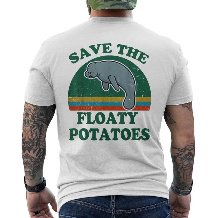 Mana- Save The Floaty Potatoes Chubby Mermaid Men's T-shirt Back Print