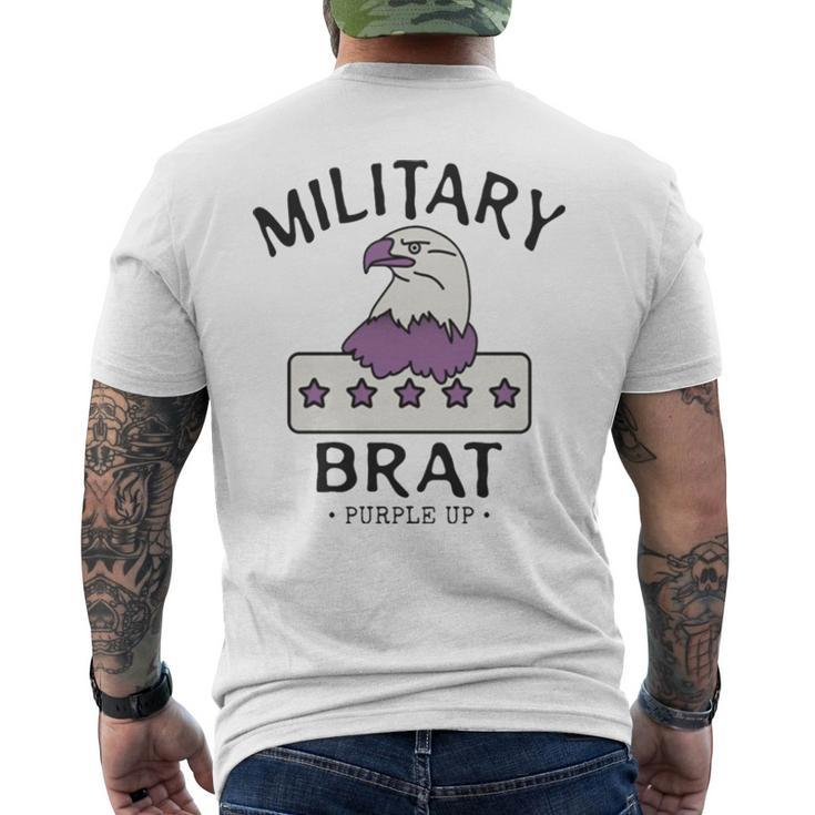 Military Brat Military Child Month V2 Men's Back Print T-shirt