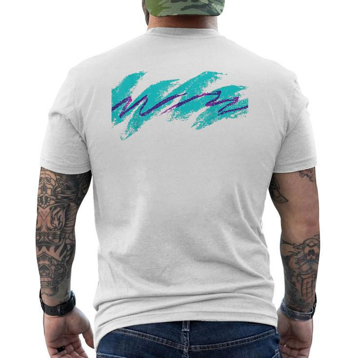 Millennials Geometric Nostalgia 90S Men's Back Print T-shirt