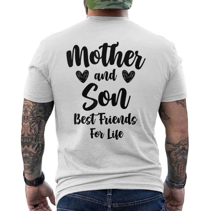 Mother And Son Best Friends For Life Mom Men's Back Print T-shirt