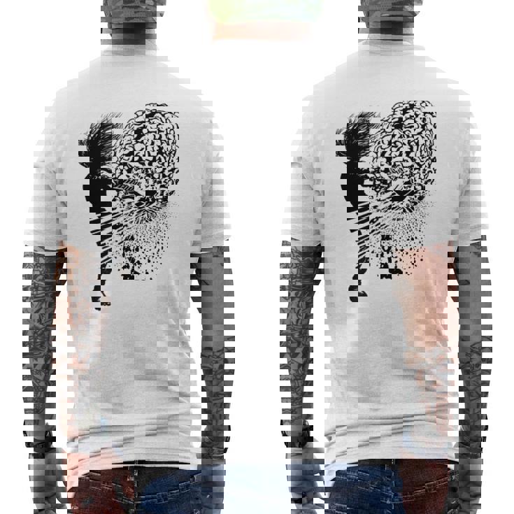 Open Your Mind Men's Back Print T-shirt