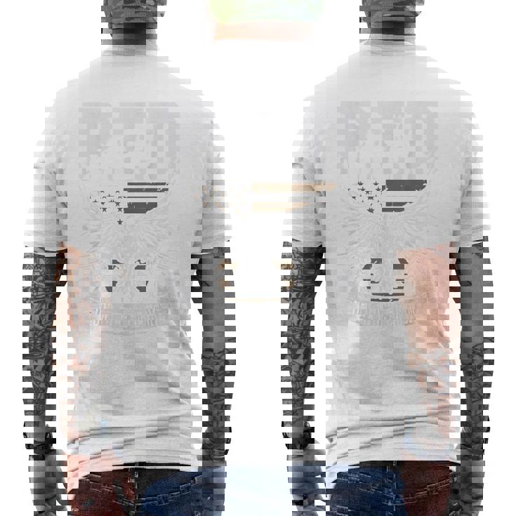 Red Friday Usa Military Gift I Wear Red Friday Military Mens Back Print T-shirt