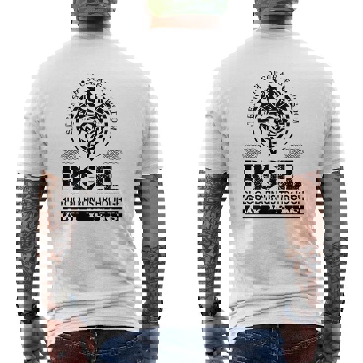 Rigel Blood Runs Through My Veins Men's T-shirt Back Print