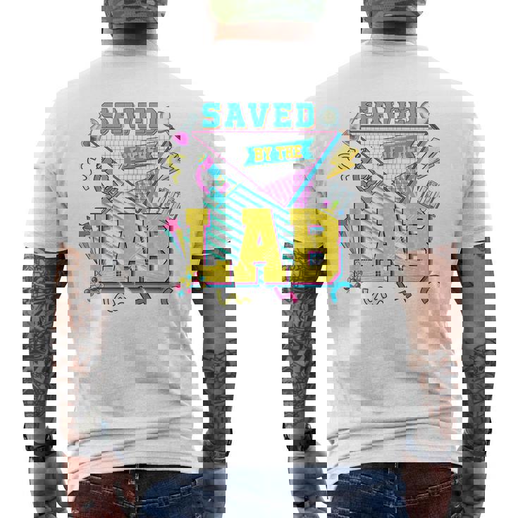 Saved By The Lab Retro Lab Week 2023 Medical Laboratory Tech Men's Back Print T-shirt