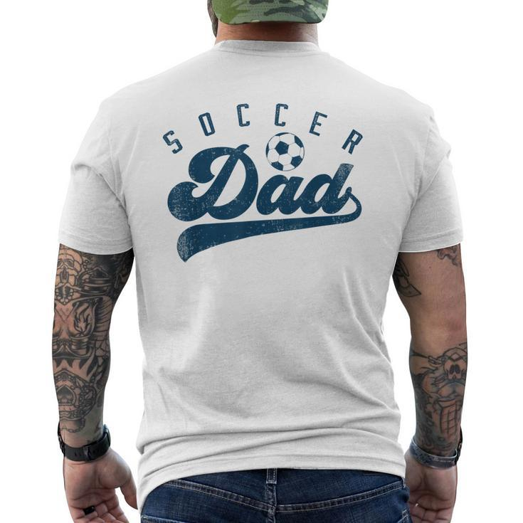 Mens Soccer Dad Daddy Fathers Day Men's T-shirt Back Print